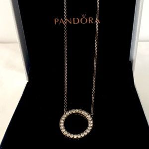 Pandora Circle of Sparkle Necklace